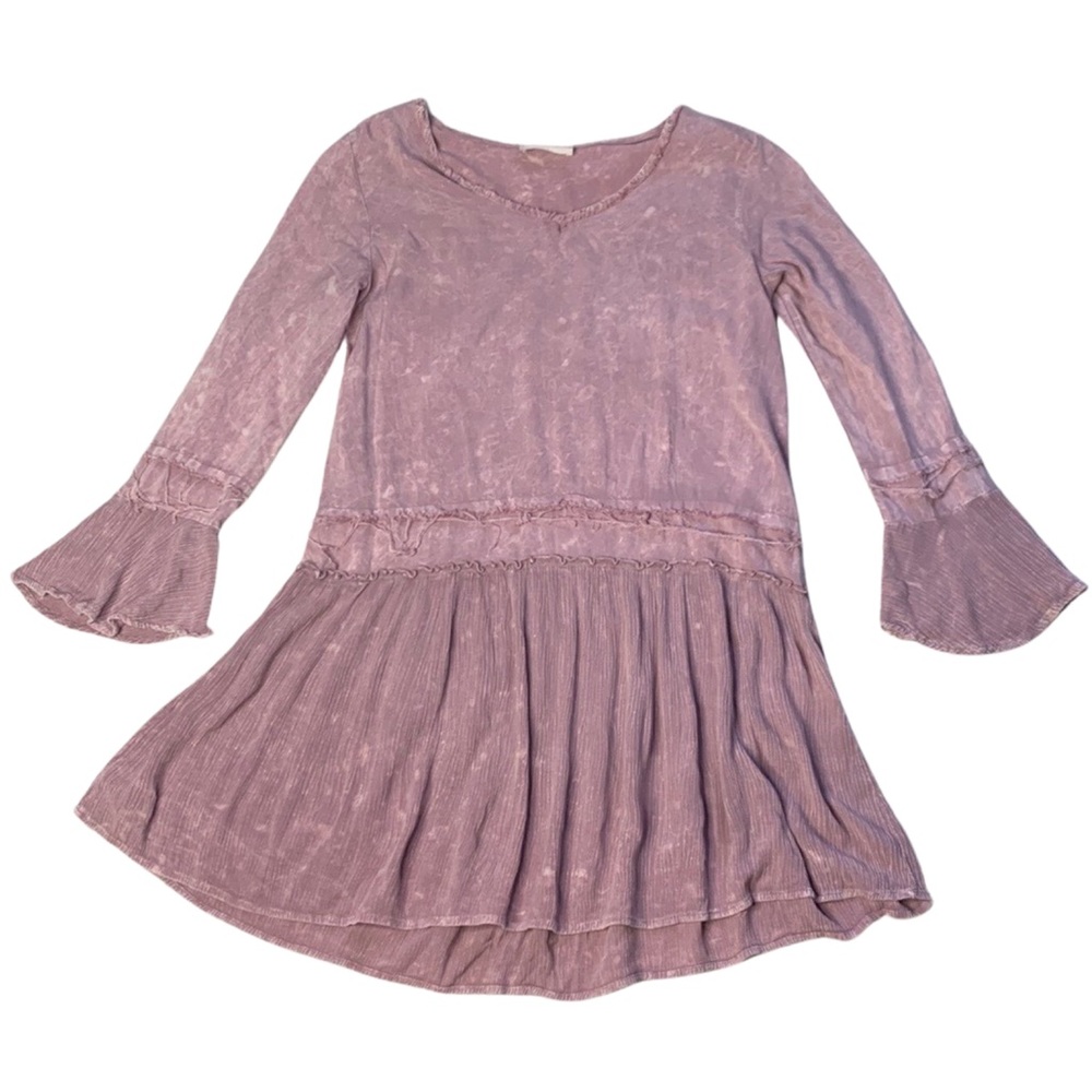 Abree Mauve Peasant Tunic